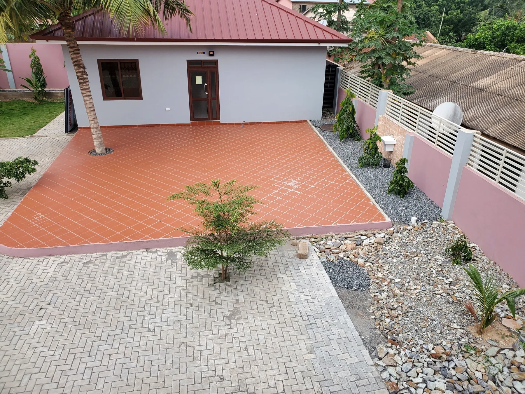 Open courtyard and event area